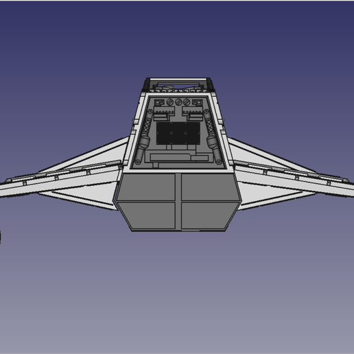 🚢 E-wing starfighter 3.75