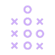 X-O х_-_o.stl 🎮 Tic-Tac-Toe (deux versions) - Modèle STL