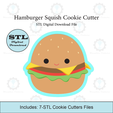 Etsy-Listing-Template-STL.png Hamburger Squish Cookie Cutter | STL File