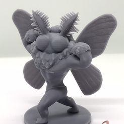 IMG_4116.jpg Descargar archivo STL Sexy Mothman Pose 3 • Plan para imprimir en 3D, sculpeychan