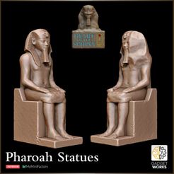 720X720-hos-statue-release-1.jpg Egyptian Pharoah Statue 2 versions - Heart of the Sphinx