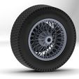 etassy.jpg Jaguar Etype Wire rims, tyre and brakes kit for Revell