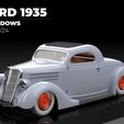 121.jpg Ford 1935 3 windows. Scale 1/24