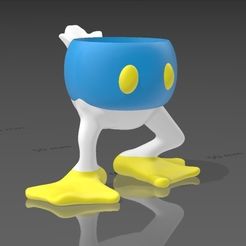 Donald-cults.jpg Fichier STL Pot de fleurs Donald Duck・Design à télécharger et à imprimer en 3D