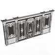 Wireframe-2.jpg Boiserie Classic Wall with Mouldings 09 White