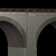 8.jpg Model bridge, H0 scale trains, reproduction viaduct of Cansano (AQ) Italy File STL-OBJ for 3D Printer