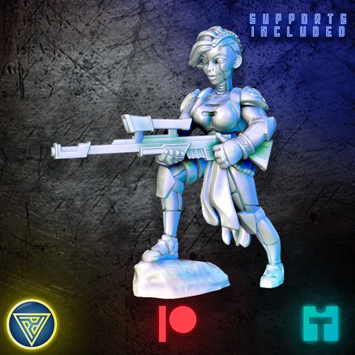 Android Sniper - 3D model önizlemesi