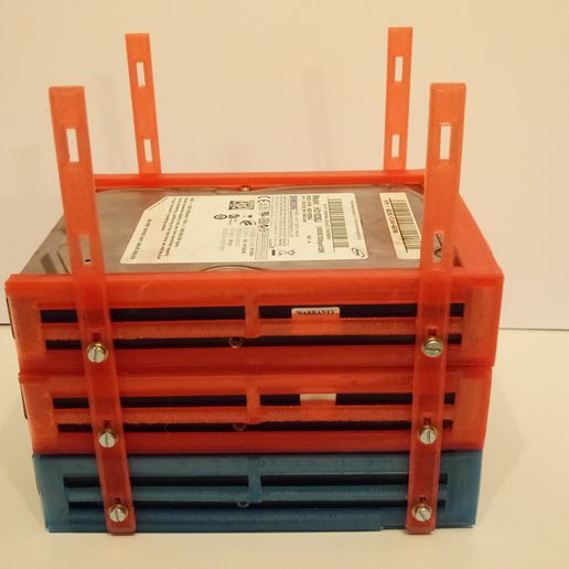 Rack for a hard disk drive