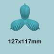 size.png Imperial Tulip - Molding Arrangement EVA Foam Craft