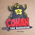 conan-barbaro-barbarian-arnold-pelicula-accion.jpg Conan the Barbarian, Arnold movie, Poster, Sign, Signboard, Logo, Game, Fight, Wrestling