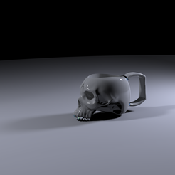skull.png skull mug - TAZA