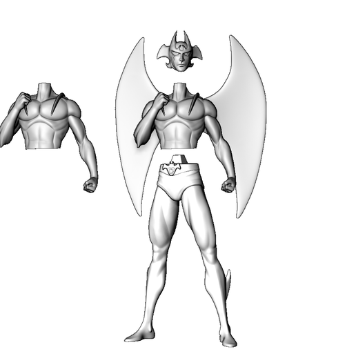 💬 Devilman・ 3D File for 3D printing・Cults