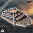 1-PREM.jpg Destroyed German Panzer VI Tiger I Ausf. E tank carcass in debris (4) - Germany Eastern Western Front Normandy Stalingrad Berlin Bulge WWII