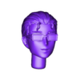 heiter.stl Anime Head Bit for Miniature Wargames Pack 21