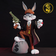 bugs-bunny_02.png Bugs Bunny Peaky Blinders Urban Vibes – Modular FDM STL – No AMS / Multi-Part / 3MF