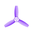 Propeller_without_hole.stl Free STL file Replacement propellers for the Parrot Bebop・3D print model to download