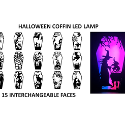 ccv.png Fichier STL LAMPE LED CERCUEIL HALLOWEEN - 15 VISAGES INTERCHANGEABLES・Modèle à imprimer en 3D à télécharger