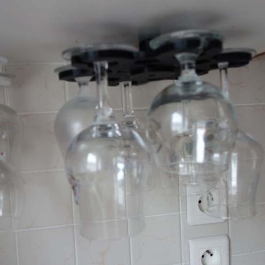 holder for 6 glasses 3D model