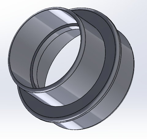 Reducer for 75 mm female – 100 mm male pipe