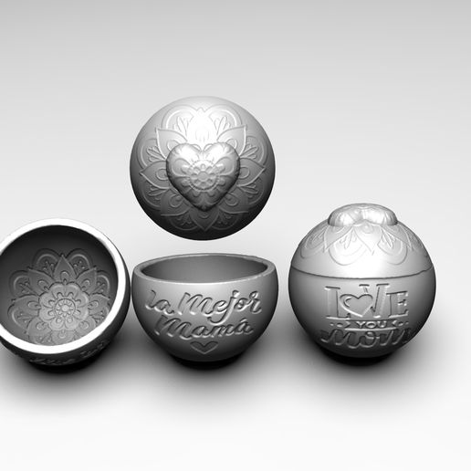 mother's day chest - 3D model önizlemesi