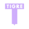 tigre_base_roja.stl Tigre Coat of Arms - Argentina