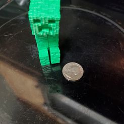3D print MINECRAFT FLEXI-CREEPER ARTICULATED PRINT IN PLACE CREEPER ...