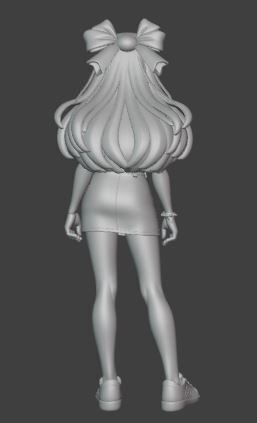 🌙 Minako Aino Sailor Venus Inspired Figurine・ STL File for 3D