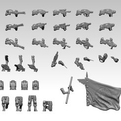 render.jpg 3D file Elysium rifles: Modular Rifles・3D print model to download