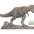 T-Rex-1-32-4.jpg Tyrannosaurus Rex dinosaur 1-32 3D sculpting printable model