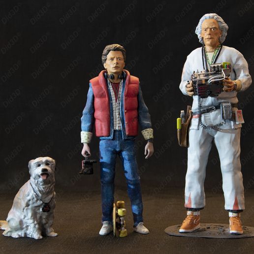 DSC_0823.jpg Doc Marty Einstein Pack 1-8 Scale 3D print