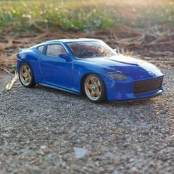 400Z-Front.jpg STL file 22 400Z Body Shell (Xmod & MiniZ)・Template to download and 3D print
