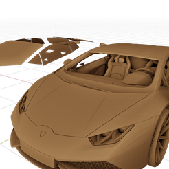 1.png Archivo STL Lambourghini Huracán・Objeto imprimible en 3D para descargar