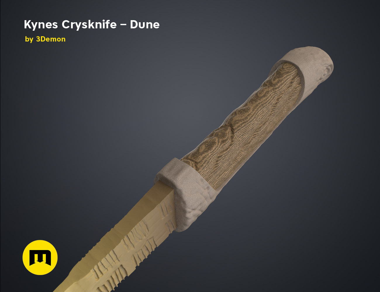 Crysknife-Kynes-Color-11.png file Kynes Crysknife - Dune・Design to download and 3D print, 3D-mon