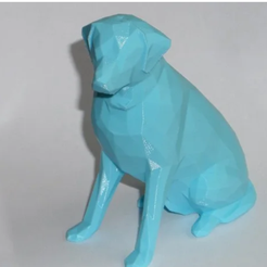 Low Poly Labrador (Dog Statue) by 3DWP - Thingiverse - Google Chrome 13_04_2020 11_36_13.png dog/gog