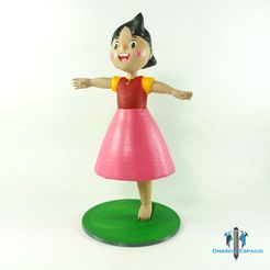 Foto1.jpg STL-Datei Heidi the little girl from the alps・3D-Druck-Idee zum Herunterladen