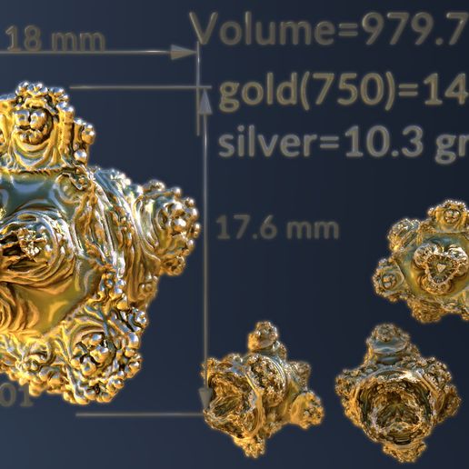 fractal shape v01 3D model