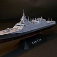 3.jpg JAPANESE 1/350 Escort Ship JS Kumano (Mogami Class) Battleship 3D Printing Data
