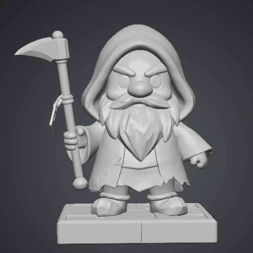 Cute Grim Reaper – 50mm Miniature