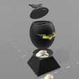 2.png Free STL file "Batman egg" piggy bank・3D print design to download, psl