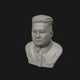 08.jpg 3D Sculpture of Kim Jong un 3D print model