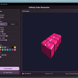 cube.png Infinity Cube Generator – 3D Printable Fidget Cube Creator