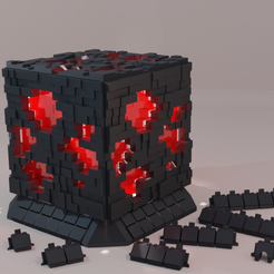 1ed1185a-74e4-4b1d-8be4-6b1077f44e86.png Redstone Block Raspberry Pi - Kit de remplacement d'onglets
