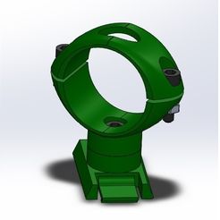 001.jpg STL file HELMET FLASHLIGHT BRACKET・Design to download and 3D print, 3dprintingrosario