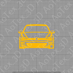 1 (1).png Archivo STL Llavero Golf 7 GTI・Diseño de impresora 3D para descargar, AoTex_3D