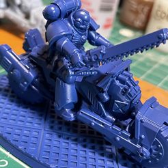 PRIMARIUS - OUTLANDISH vélo nu (SET A) - SPACE Z MARINE - WAR - HAMMER TABLETOP MINIATURE