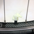 bike-unicorn-white.png STL file Unicorn Car Truck Bike Bicycle Van Tire Tyre Wheel Valve Stem Caps Cover・3D printable model to download