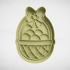 push-diseño.png Fichier 3D panier de lapin de Pâques・Objet pour impression 3D à télécharger