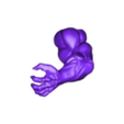 Left_Arm.stl ヴェノムの像