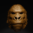 9.png King Kong - Gorilla Costume Face Mask 3D print model