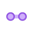 Duo Button Holder 1 of 3.stl Crokinole - Dual Set Button Holder